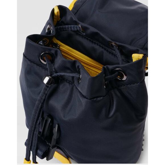 MZ Wallace Micro APEX Small Crossbody Nylon 
Yellow/Navy - Picture 5 of 7